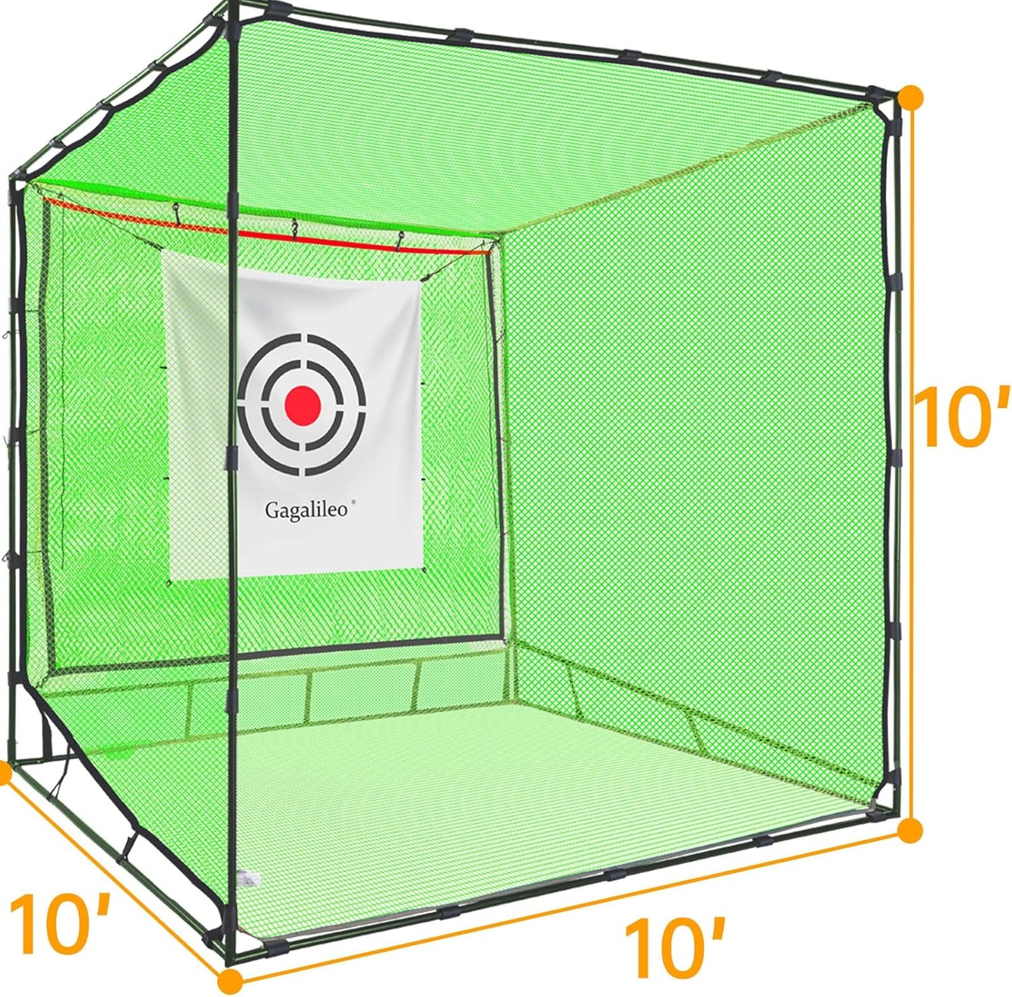 Professional Golf Practice Hitting Net for Backyard and Indoor Use with Heavy Duty Design and Portable Frame